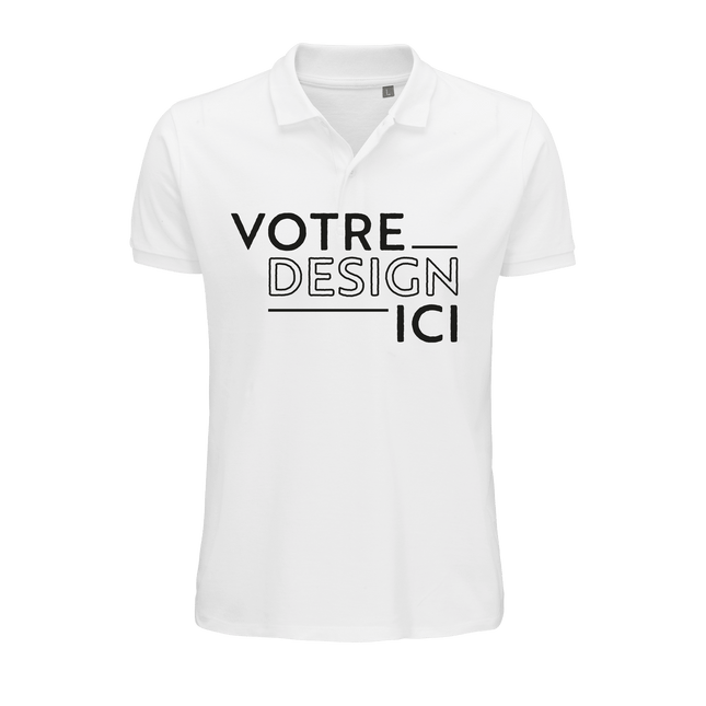 Polo Homme 100 % Coton éco-responsable - Sweatizy