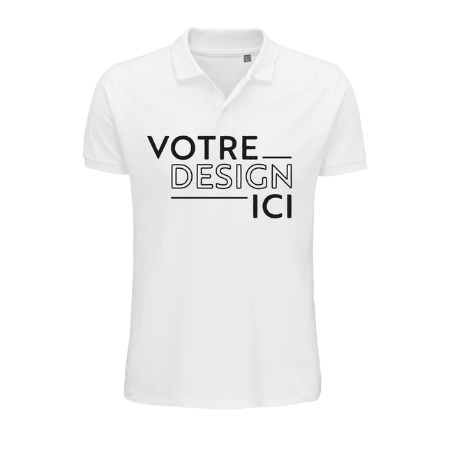 Polo Homme 100 % Coton éco-responsable